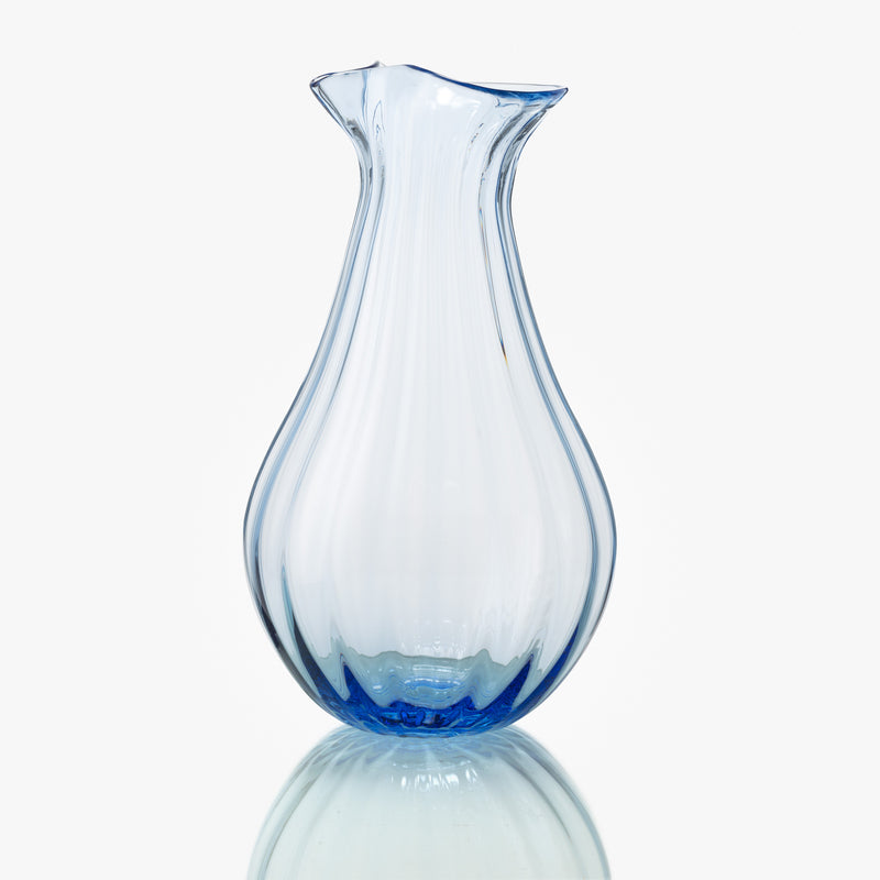 Summer Glass jug, soft blue