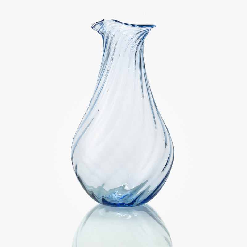 Summer Glass jug, soft blue