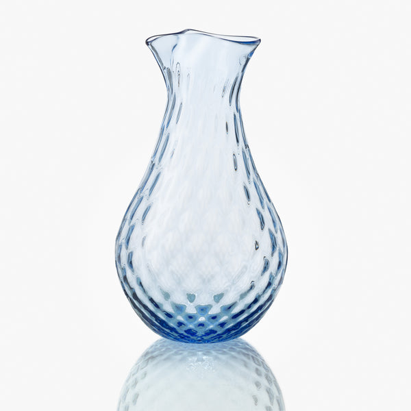 Summer Glass jug, soft blue