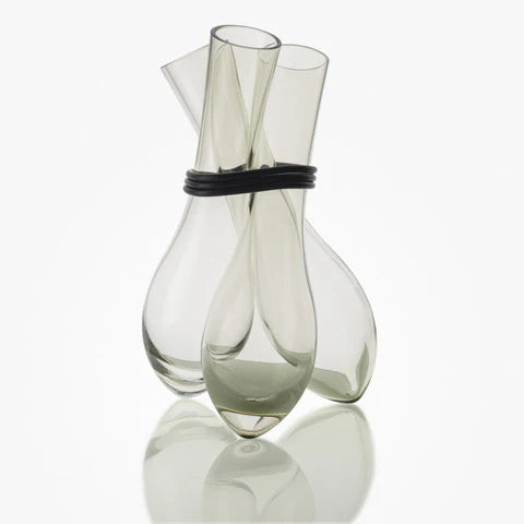 Trinity vase MEDIUM – smoke grey